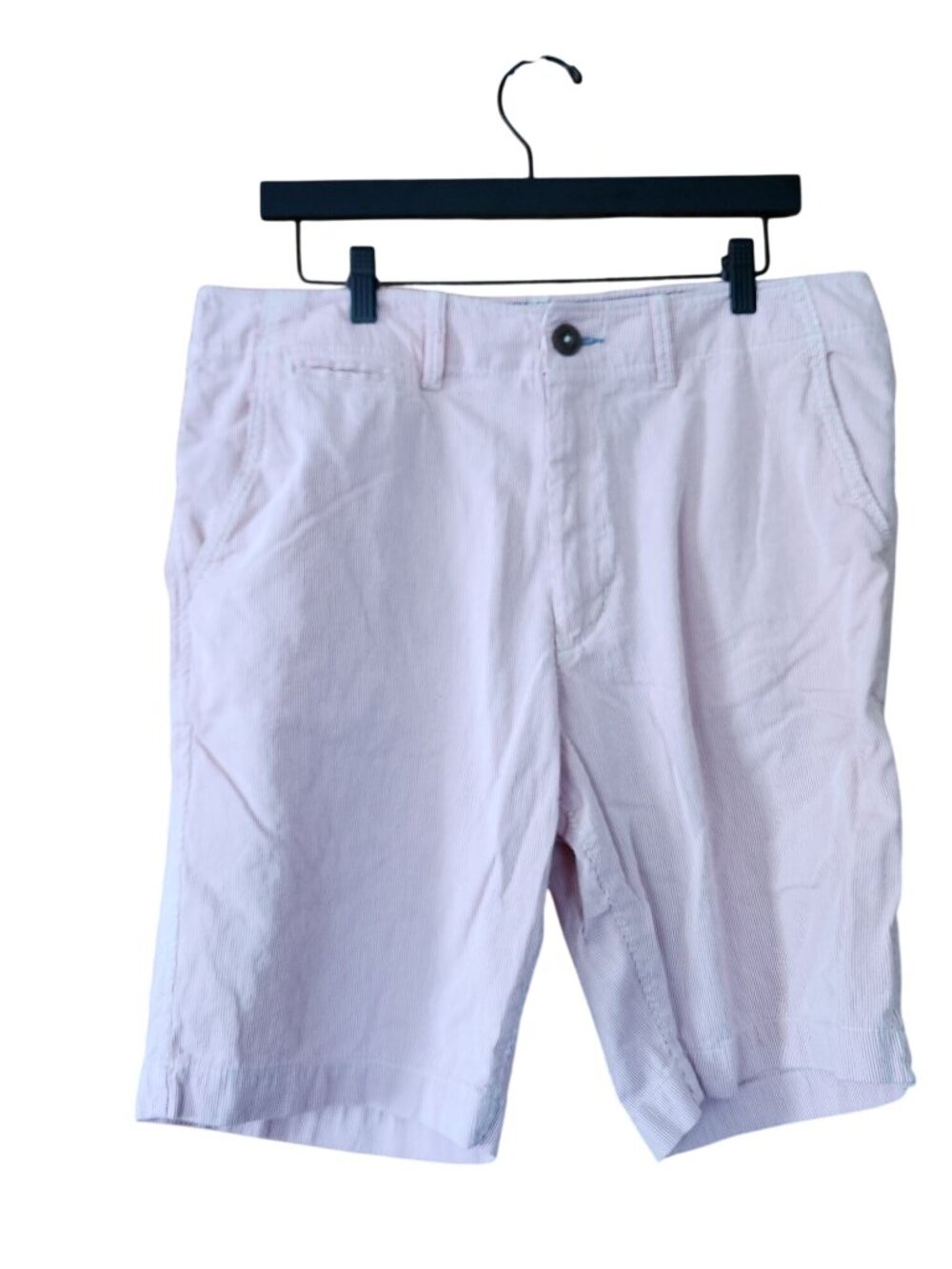 American Eagle Classic Red White striped Bermuda Shorts Mens Size 34